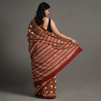 Block Printed Cotton Saree
