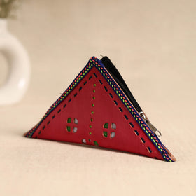 Traditional Kutch Leather Clutch / Wallet  88