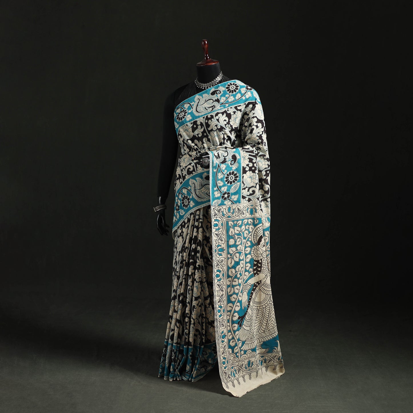 Kalamkari Printed Cotton Saree 76