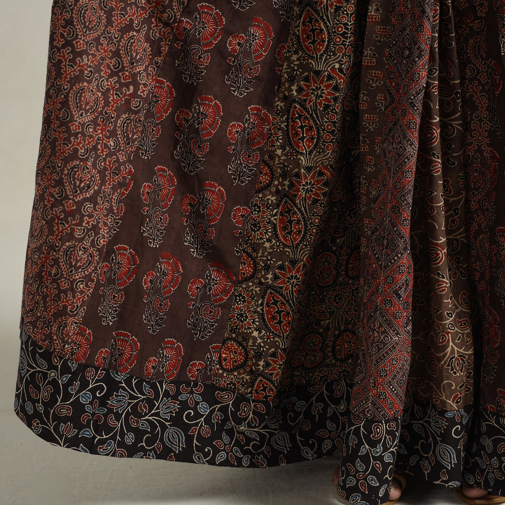 Ajrakh Patchwork Skirt 