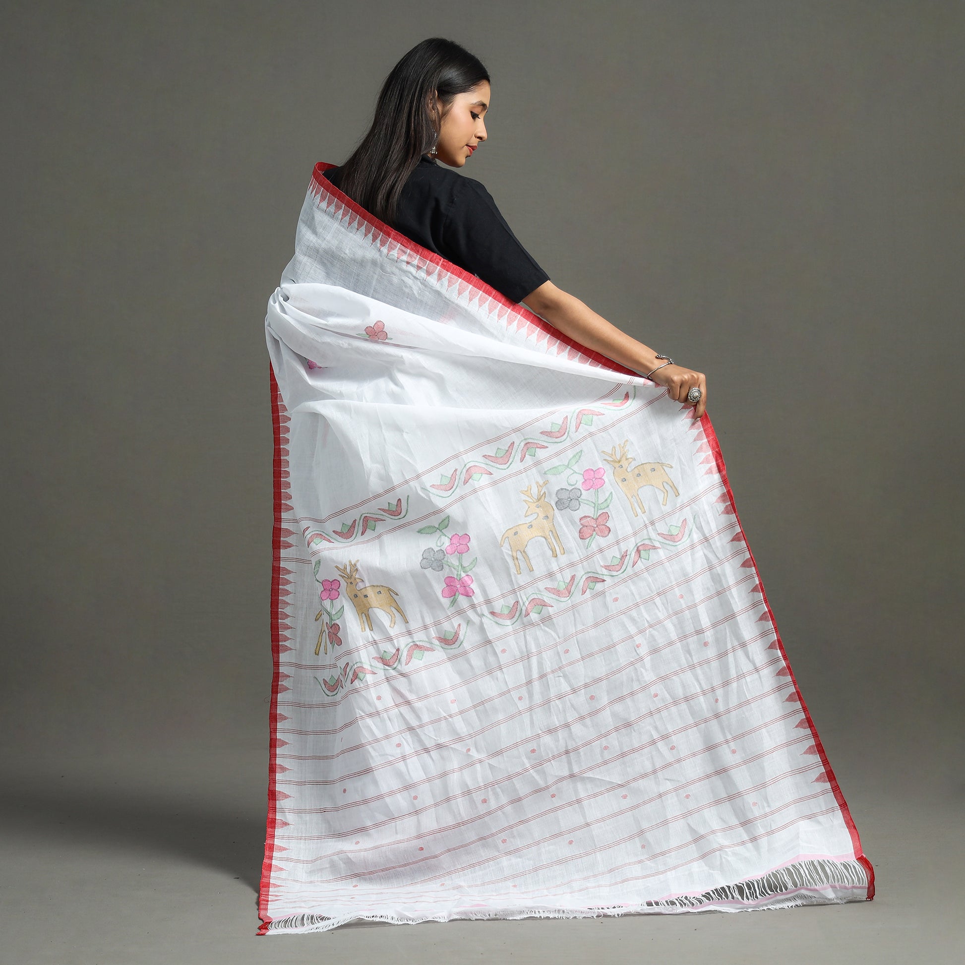 handloom cotton  saree