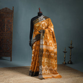 Pure Cotton Handloom Bengal Tant Saree with Zari & Thread Work 10