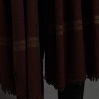 Maroon - Kumaun Handwoven Pure Merino Wool Shawl for Men 101