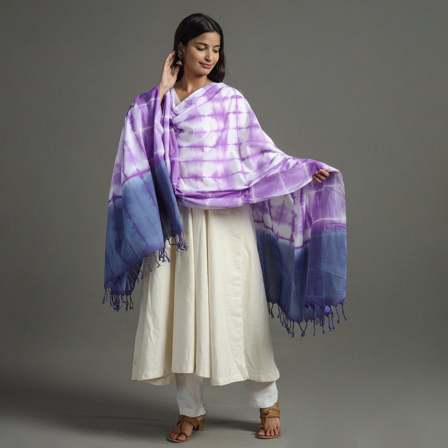 Shibori Dupatta