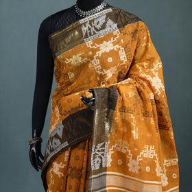 Pure Cotton Handloom Bengal Tant Saree with Zari & Thread Work 10