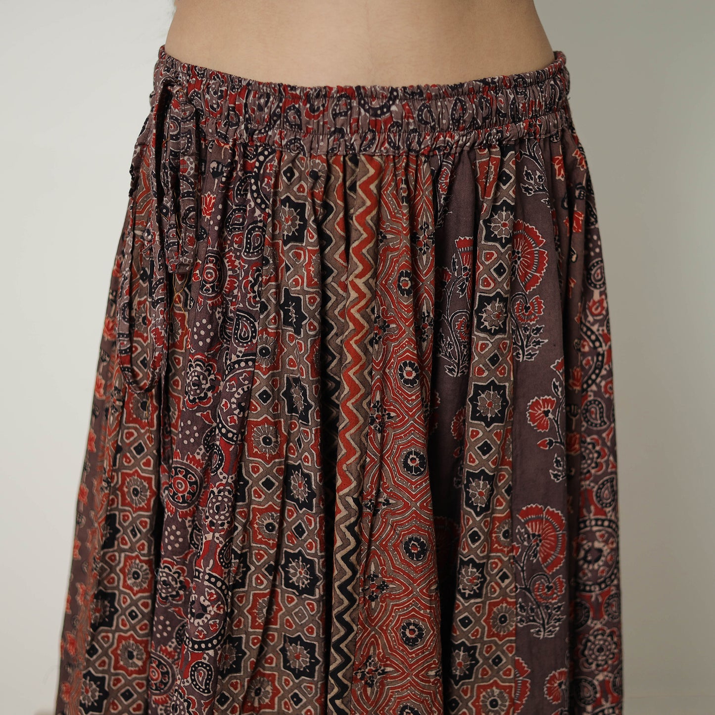 ajrakh skirt