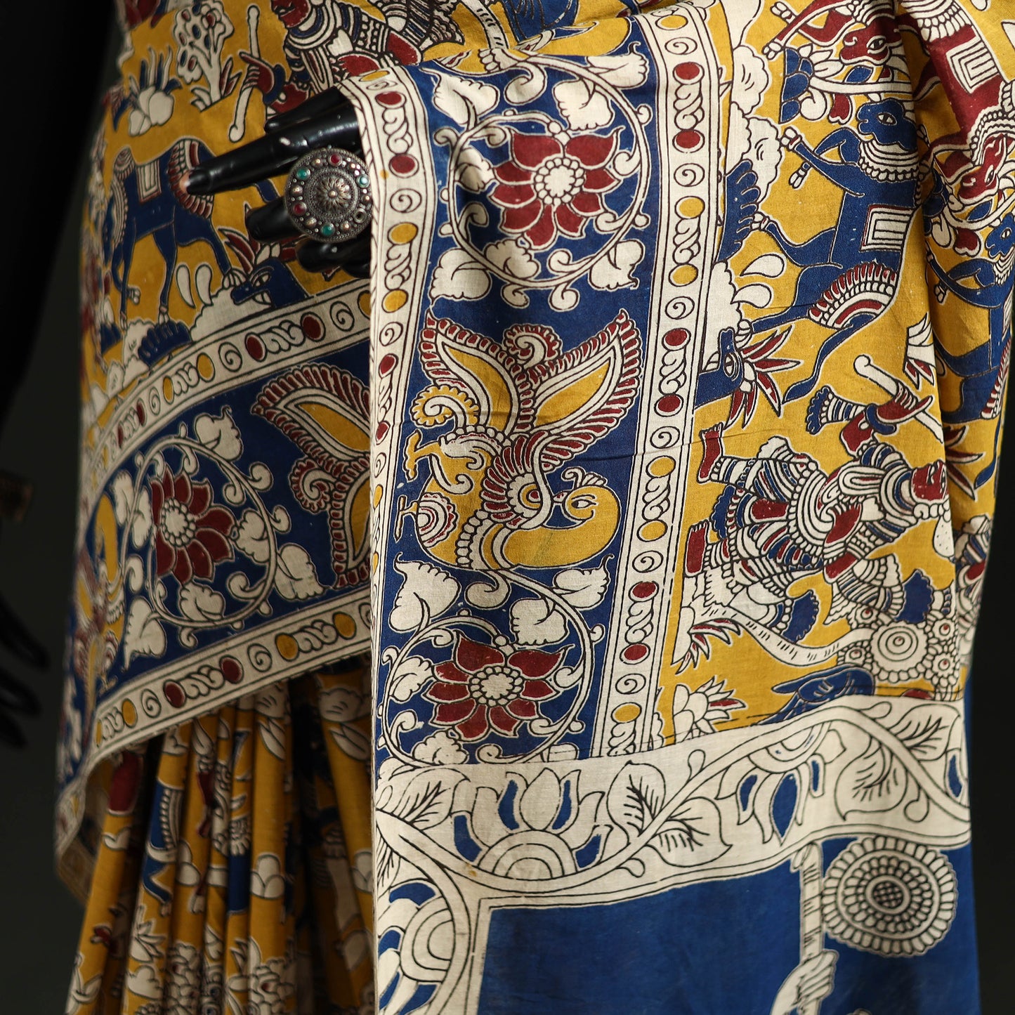 Kalamkari Printed Cotton Saree 77