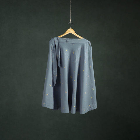 Jacquard Cotton Wrap Around Skirt 126