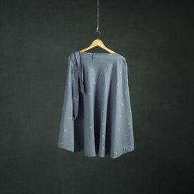 Jacquard Cotton Wrap Around Skirt 126