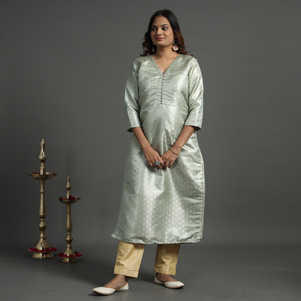 Banarasi Silk Kurta with Pant Set
