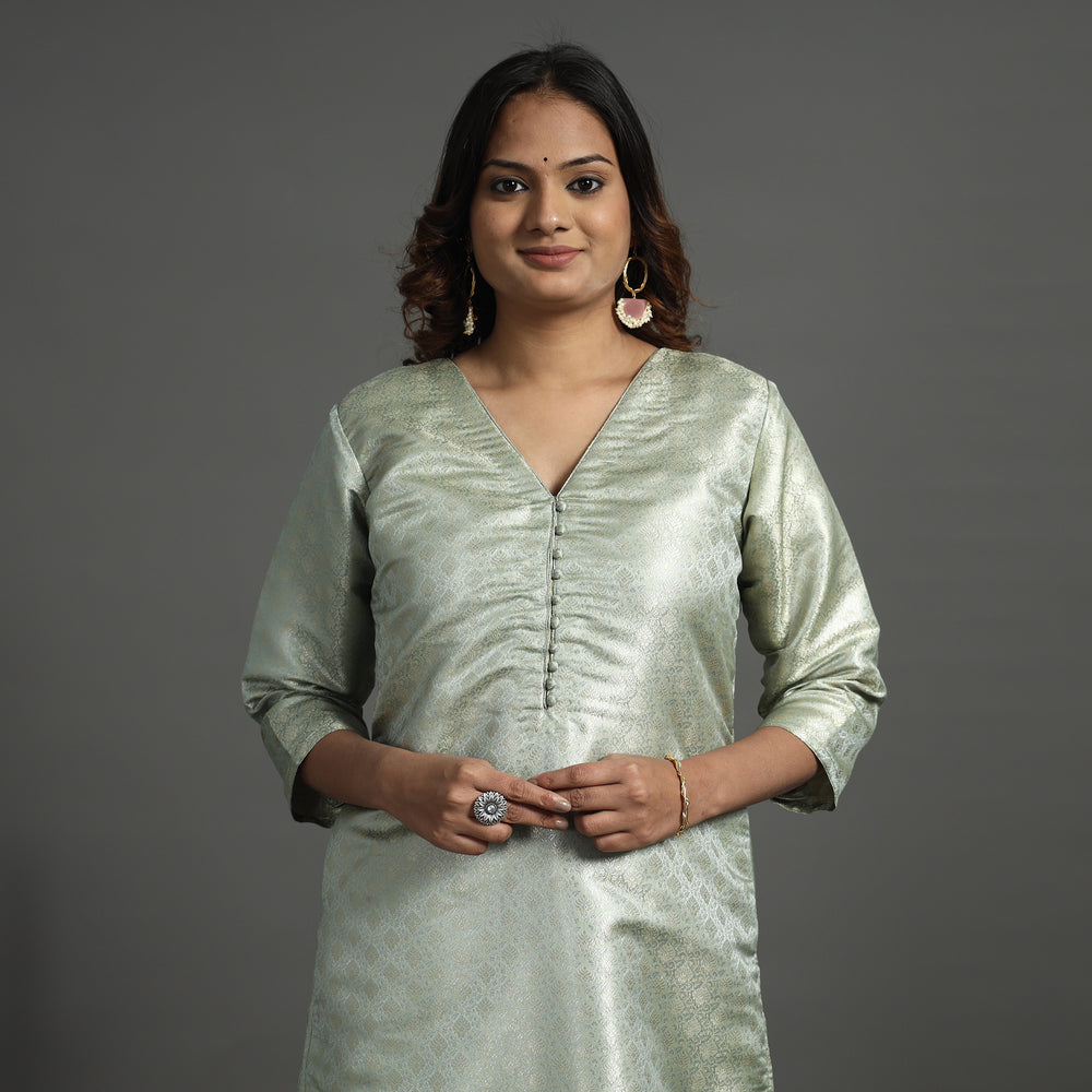 Banarasi Silk Kurta with Pant Set
