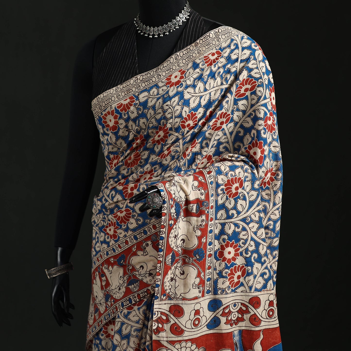 Kalamkari Printed Cotton Saree 78