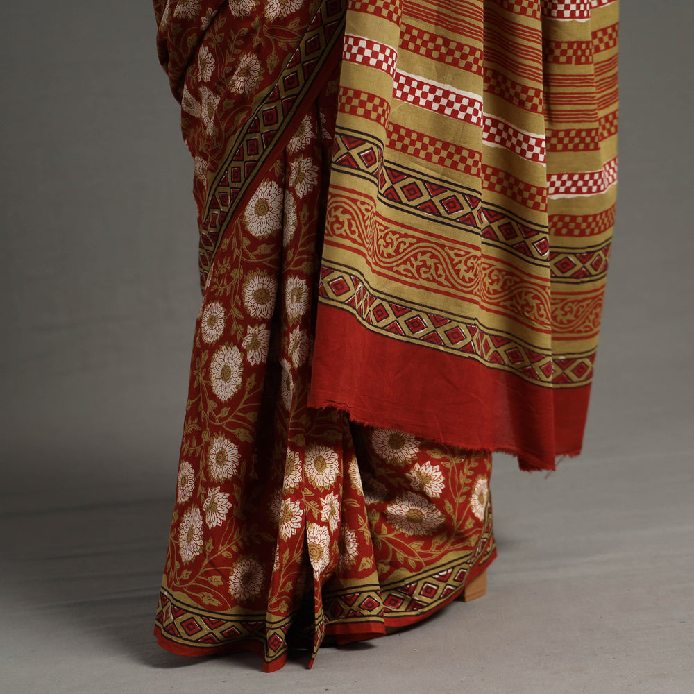 Bagru Saree