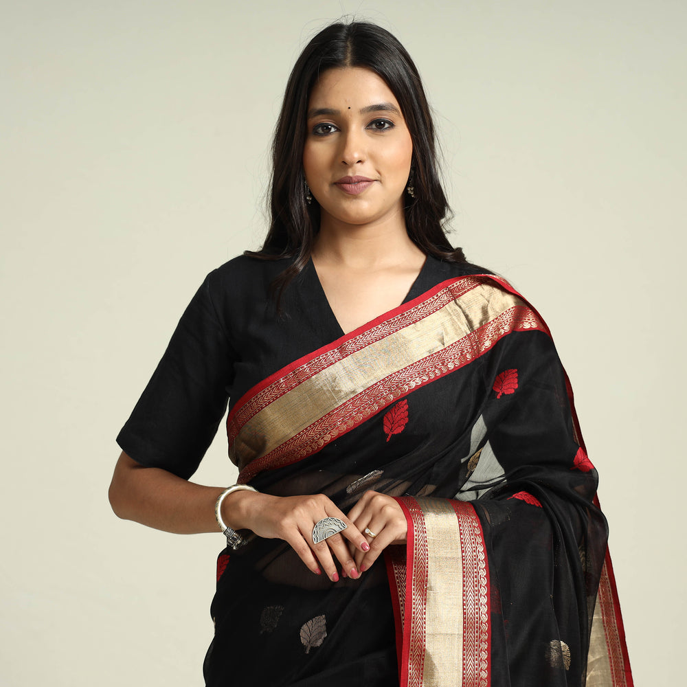 chanderi silk saree