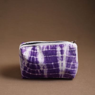 Purple - Handmade Cotton Toiletry Pouch 21