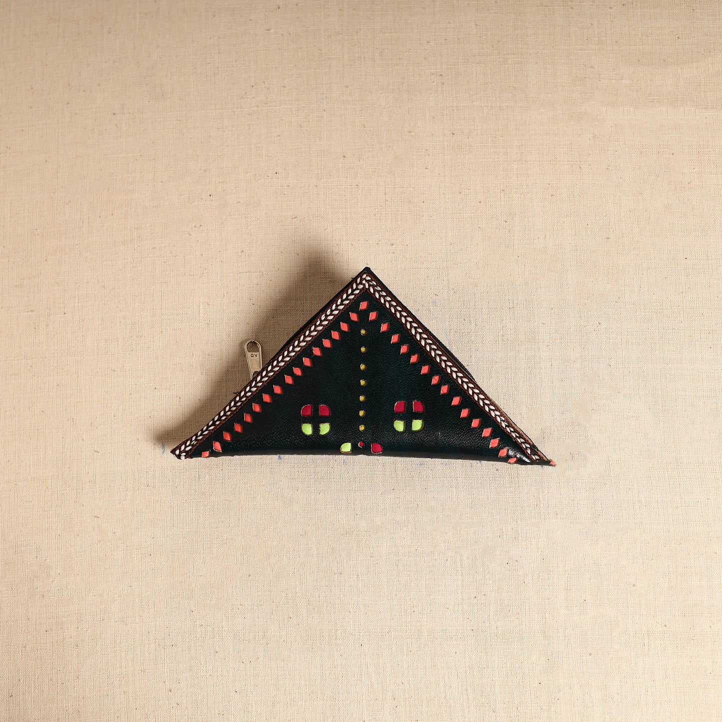 Traditional Kutch Leather Clutch / Wallet  94