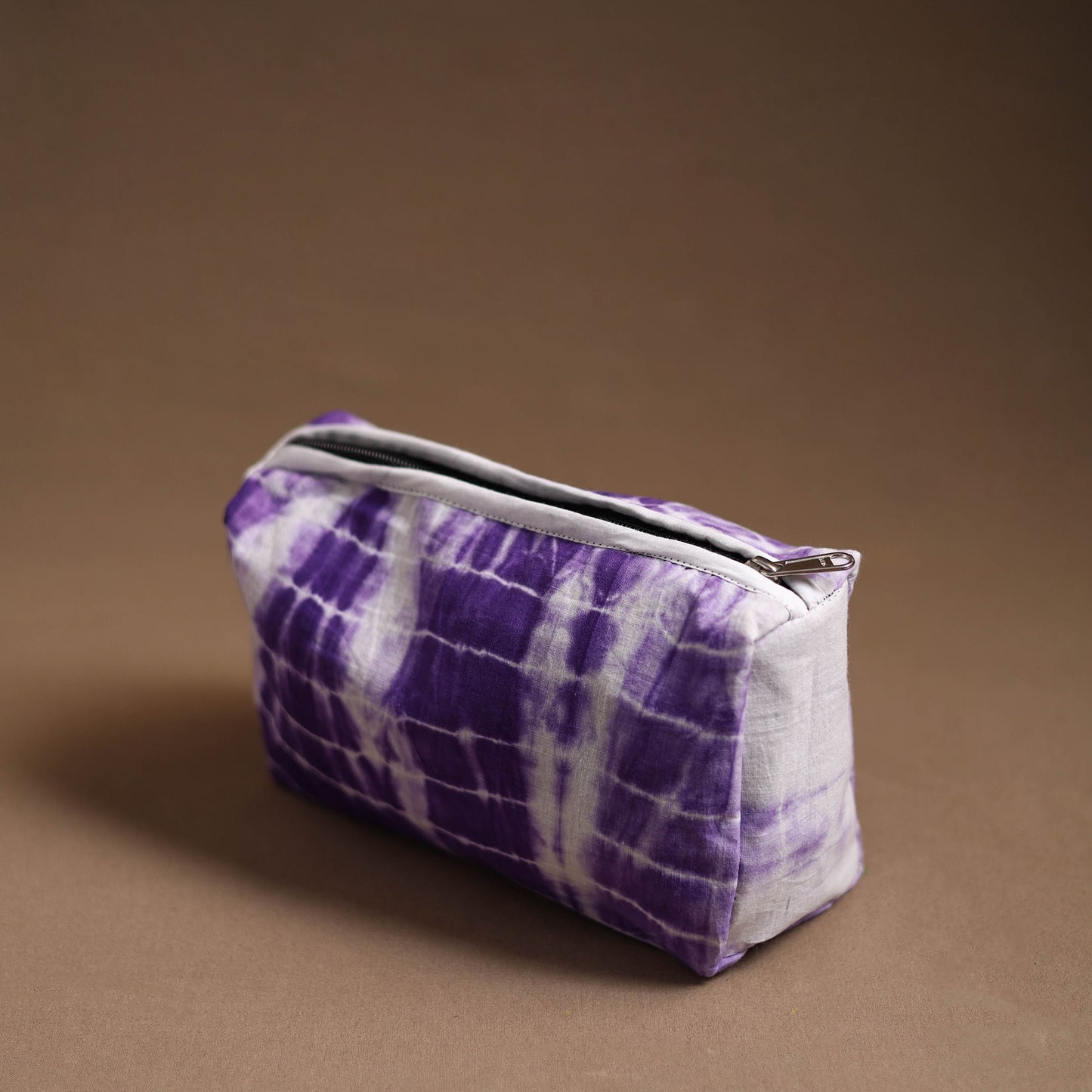 Purple - Handmade Cotton Toiletry Pouch 21