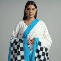 Multicolor - Pochampally Ikat Handloom Cotton Dupatta with Tassels 30