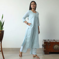 Applique Kurta Set