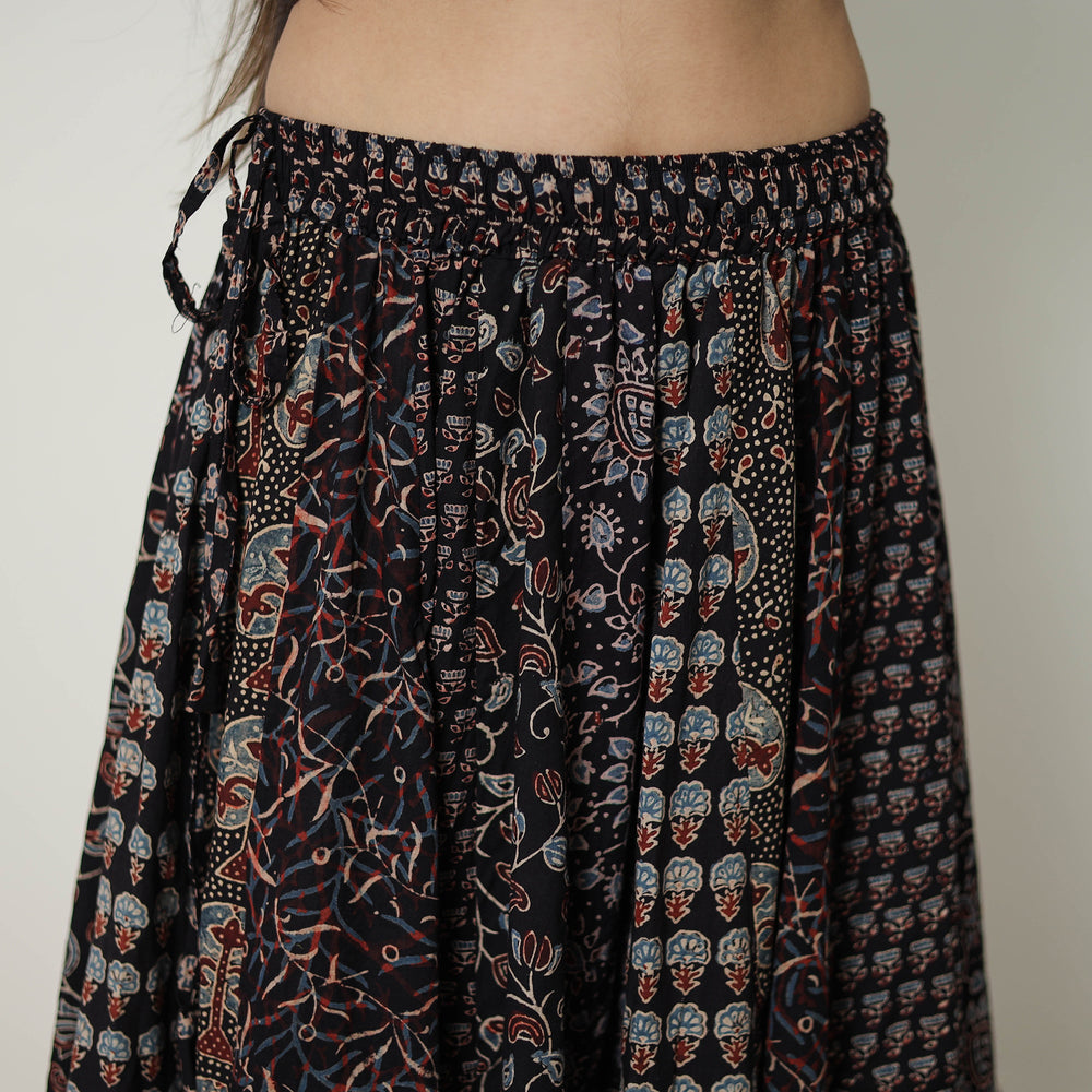 ajrakh skirt