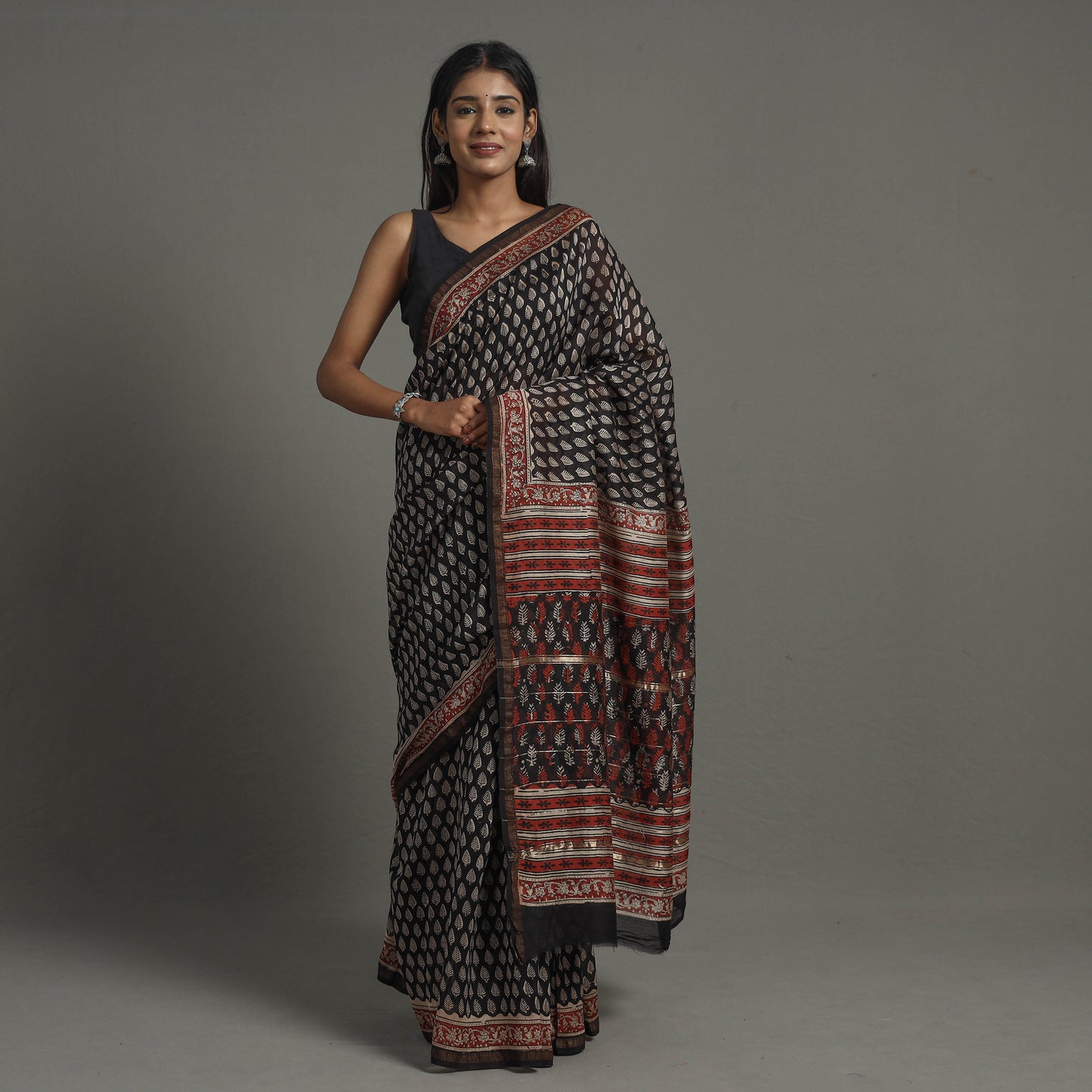 Bagru Saree