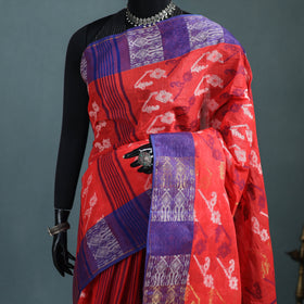 Pure Cotton Handloom Bengal Tant Saree with Zari & Thread Work 15