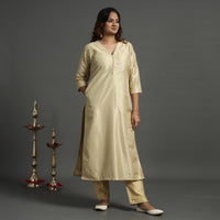 Banarasi Kurta with Palazzo & Dupatta Set