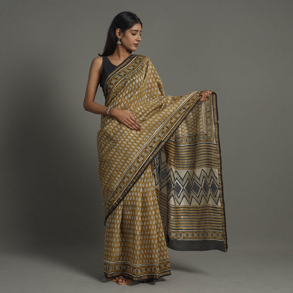 Bagru Saree