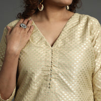 Banarasi Kurta with Palazzo & Dupatta Set