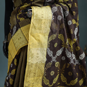 Pure Cotton Handloom Bengal Tant Saree with Zari & Thread Work 17