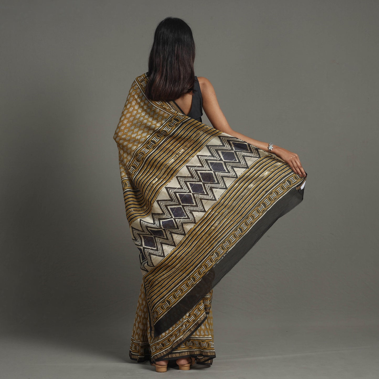 Bagru Saree