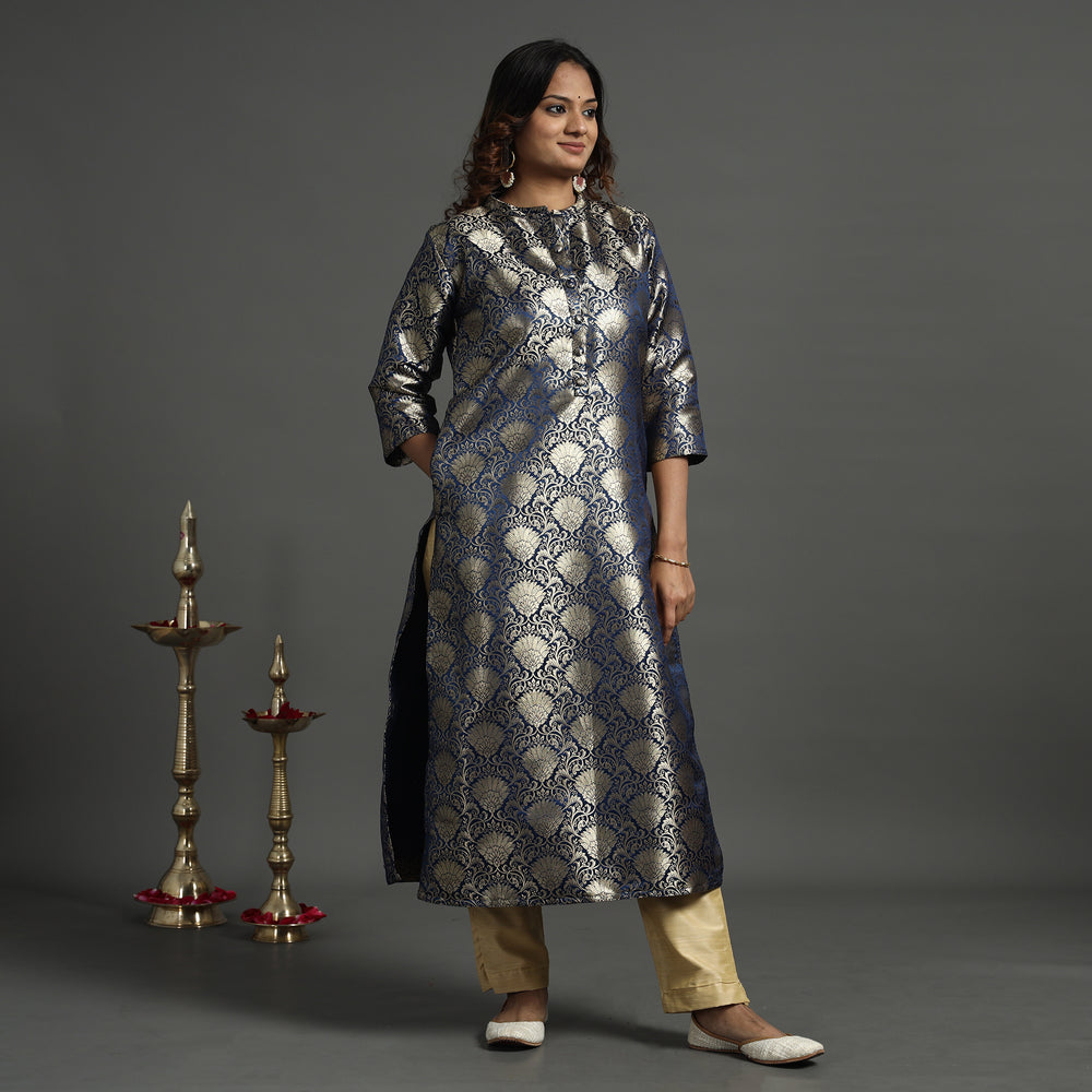 Banarasi Silk Kurta with Pant Set
