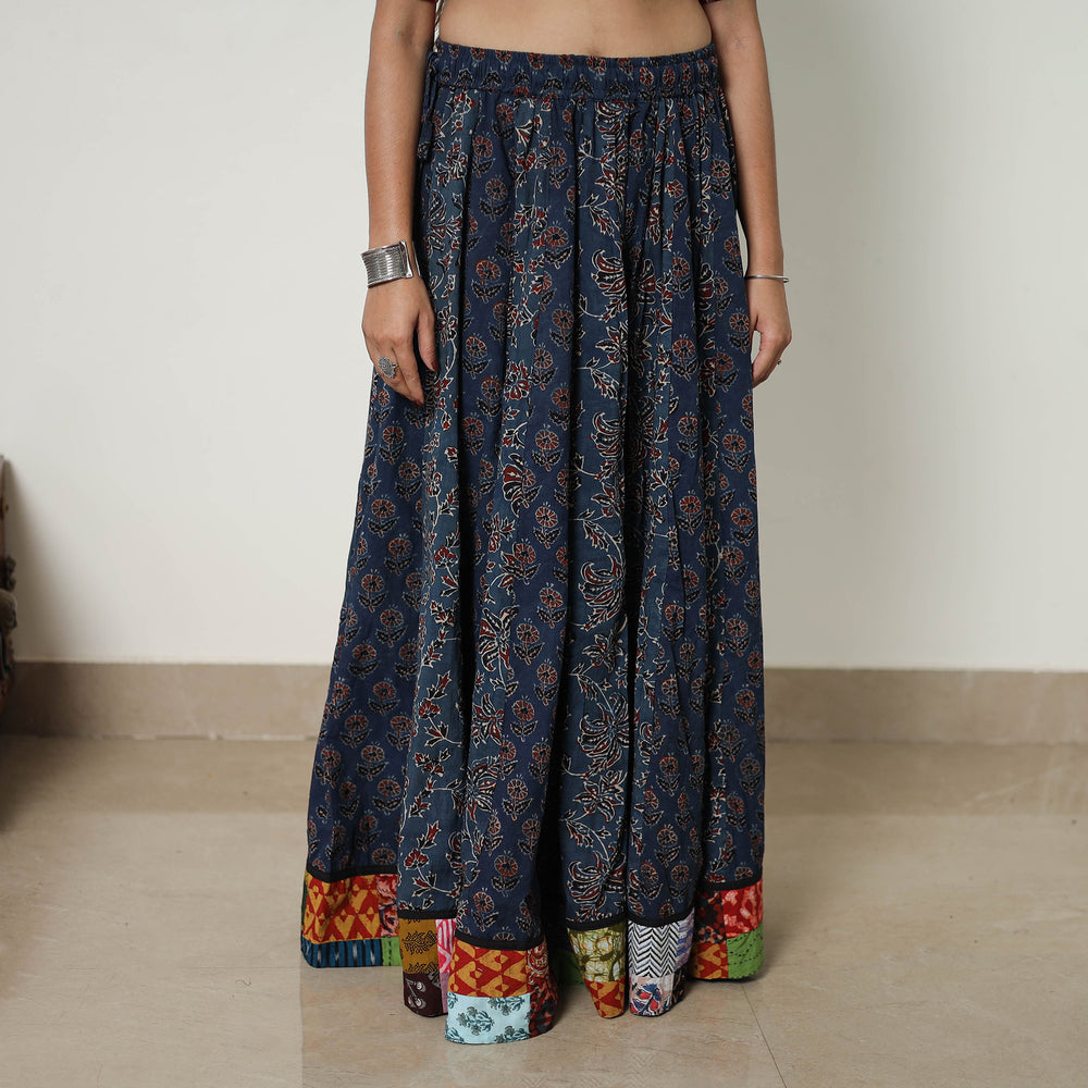 ajrakh skirt