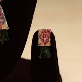 Pink - handmade fabart necklace set 07 - handcrafted