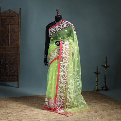 Bengal Pure Muslin Handloom Jamdani Saree 18