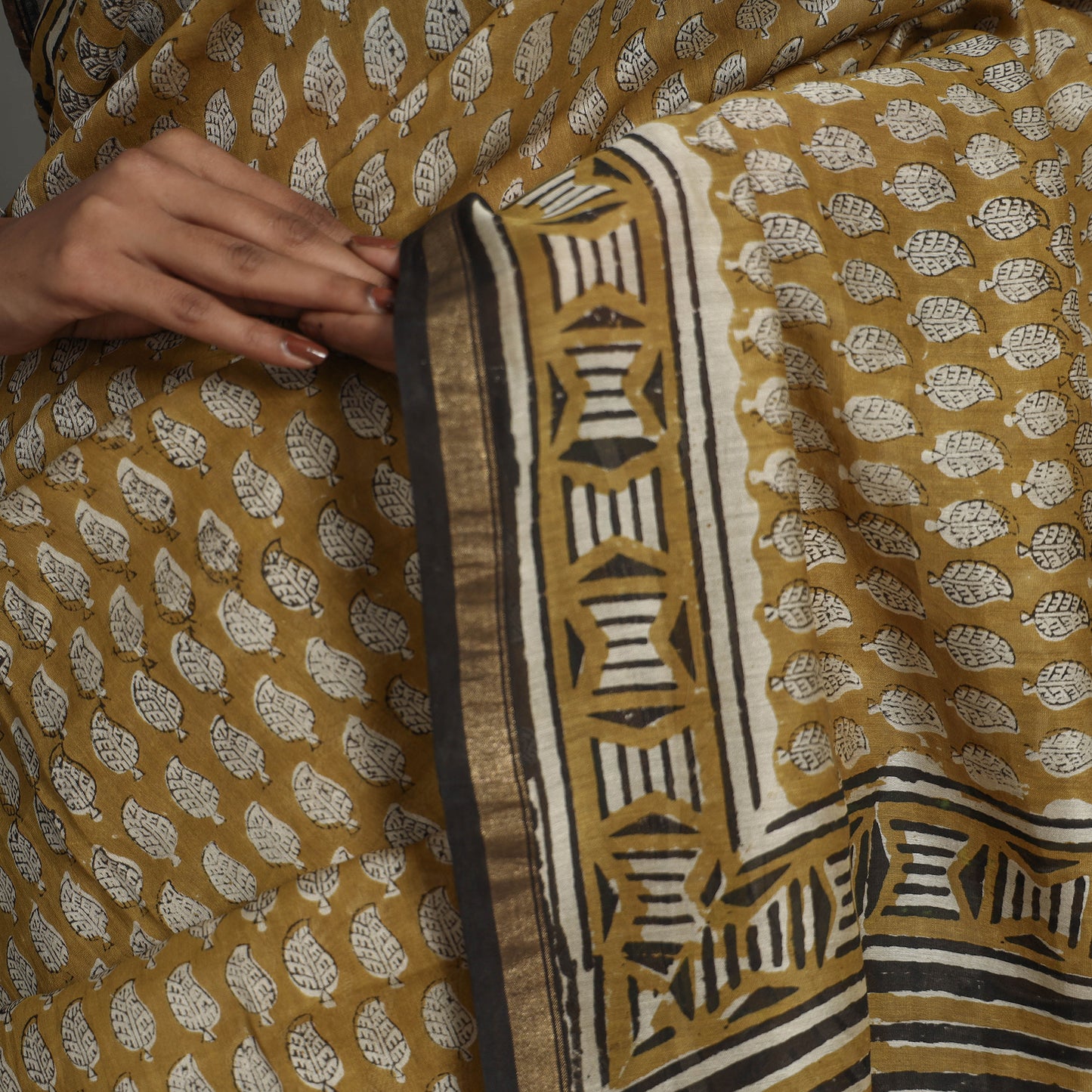 Bagru Saree