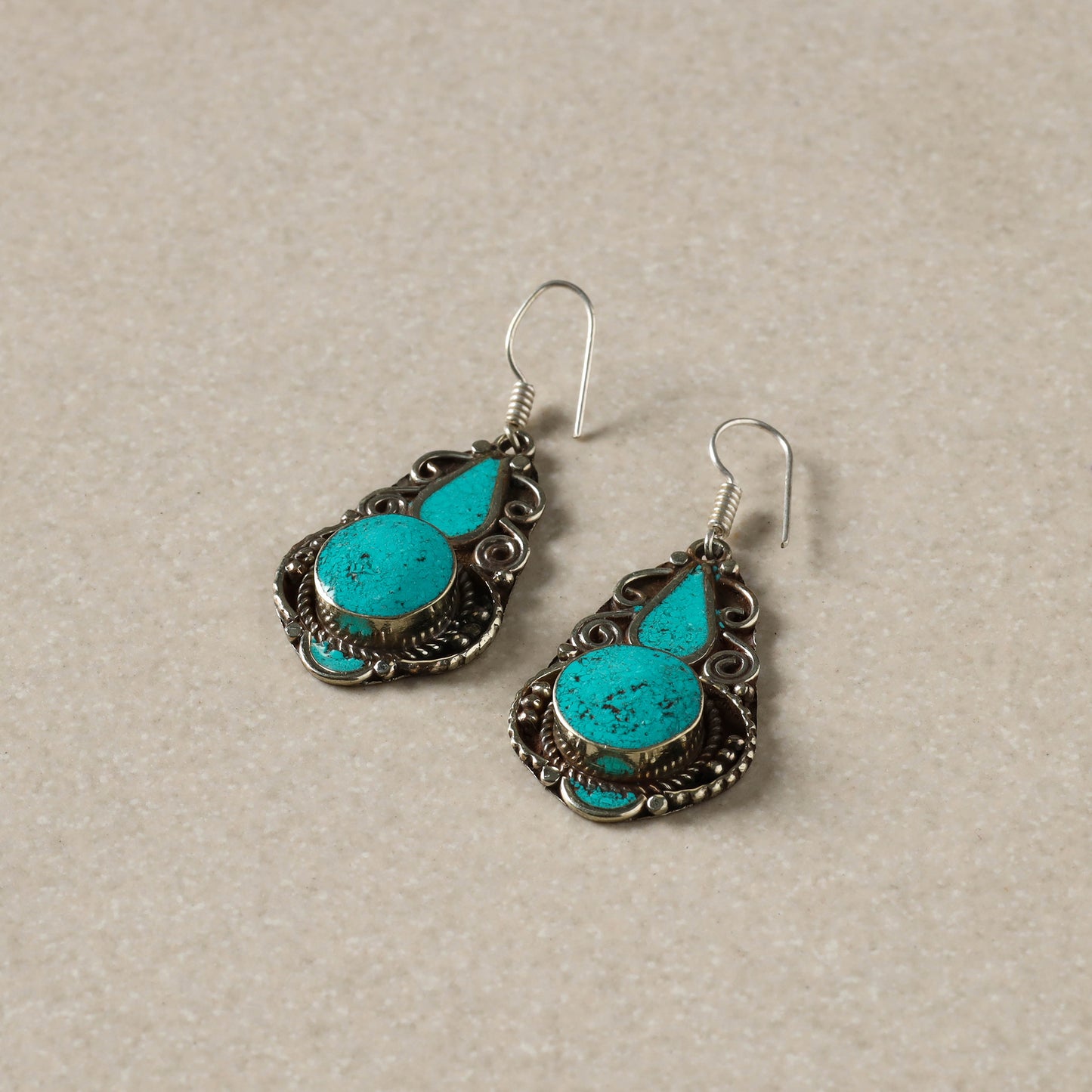 Ethnic Tribal Tibetan Earrings from Himalaya 29