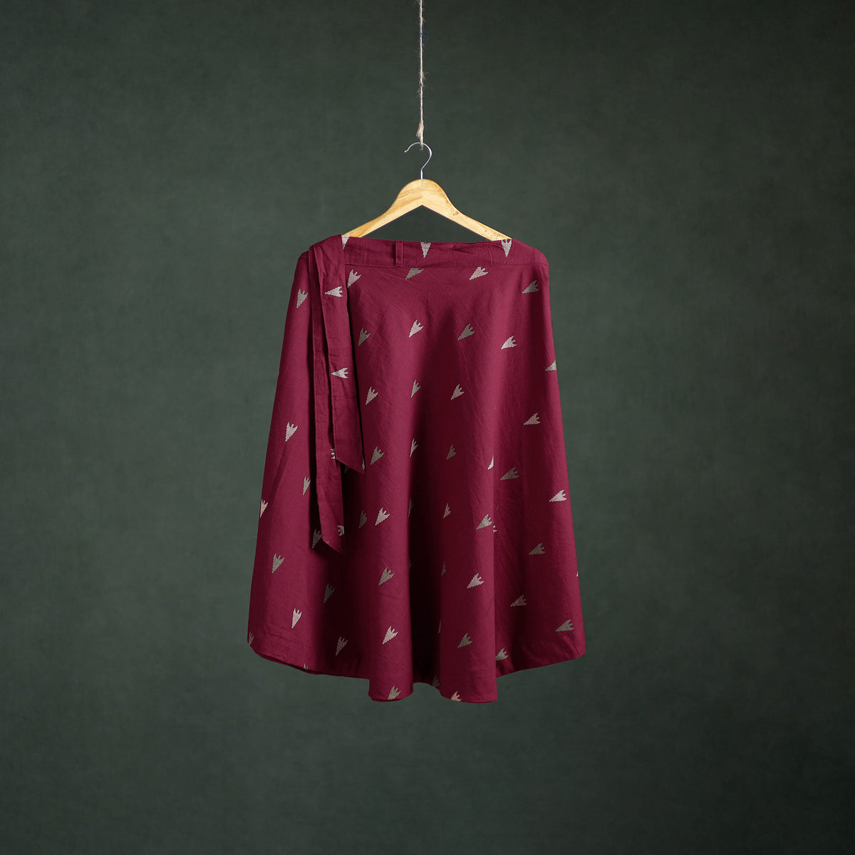 Jacquard Cotton Wrap Around Skirt 132