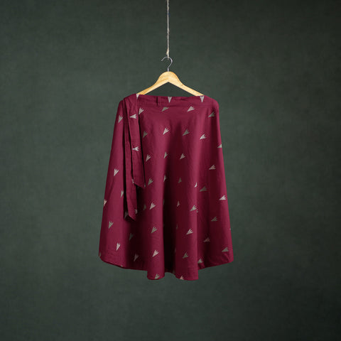 Jacquard Cotton Wrap Around Skirt 132