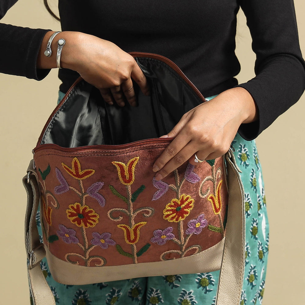 Embroidery Sling Bag
