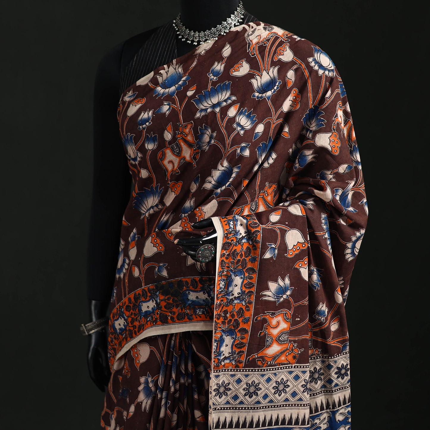 Kalamkari Printed Cotton Saree 83