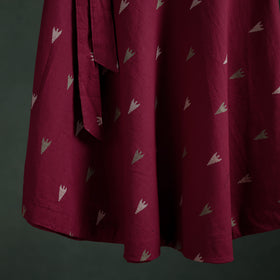 Jacquard Cotton Wrap Around Skirt 132