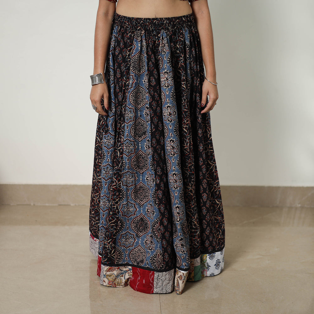 ajrakh skirt