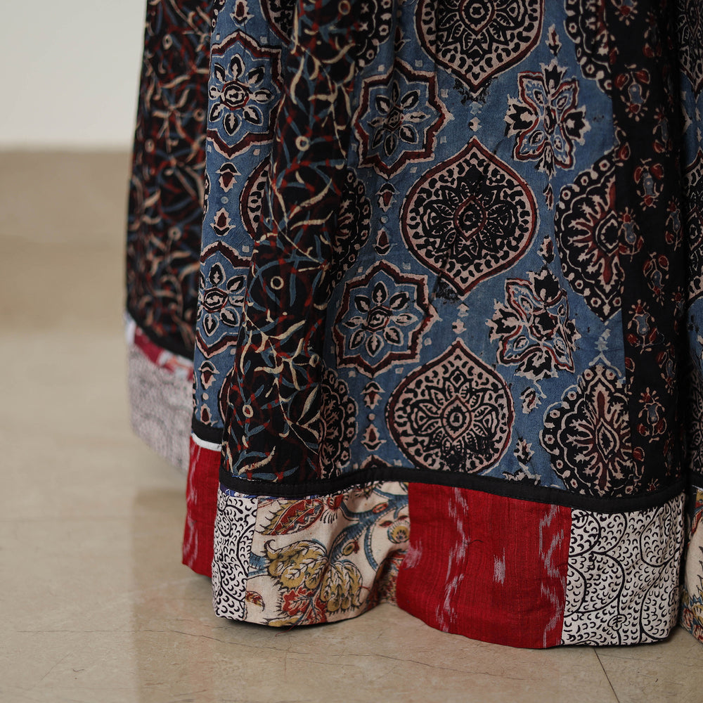 ajrakh skirt