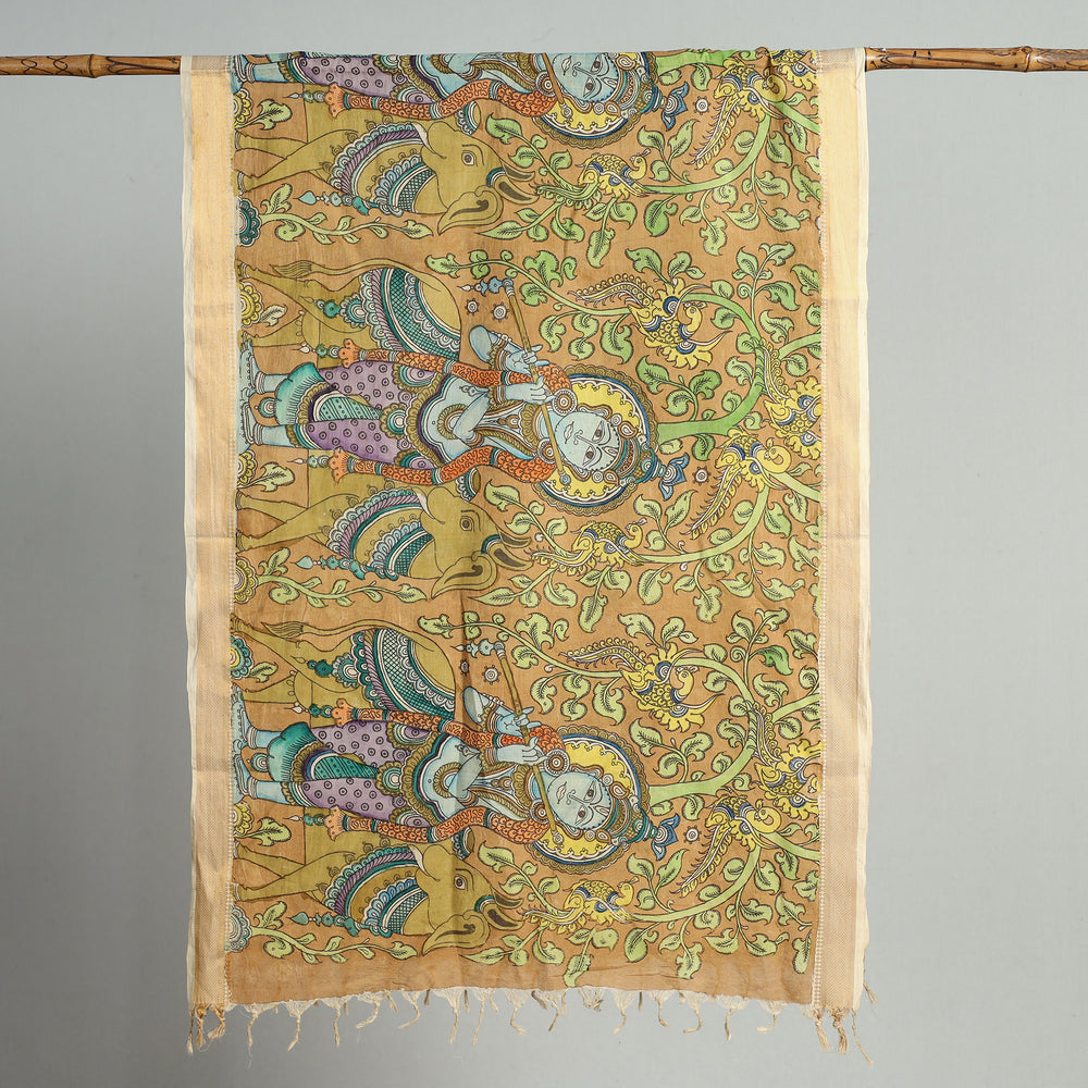 Kalamkari Handpainted Dupatta