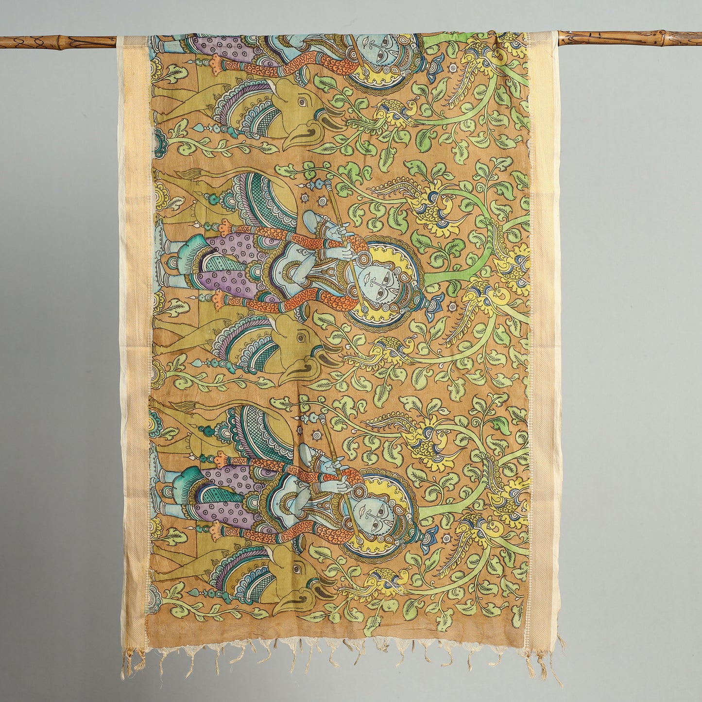 Kalamkari Handpainted Dupatta