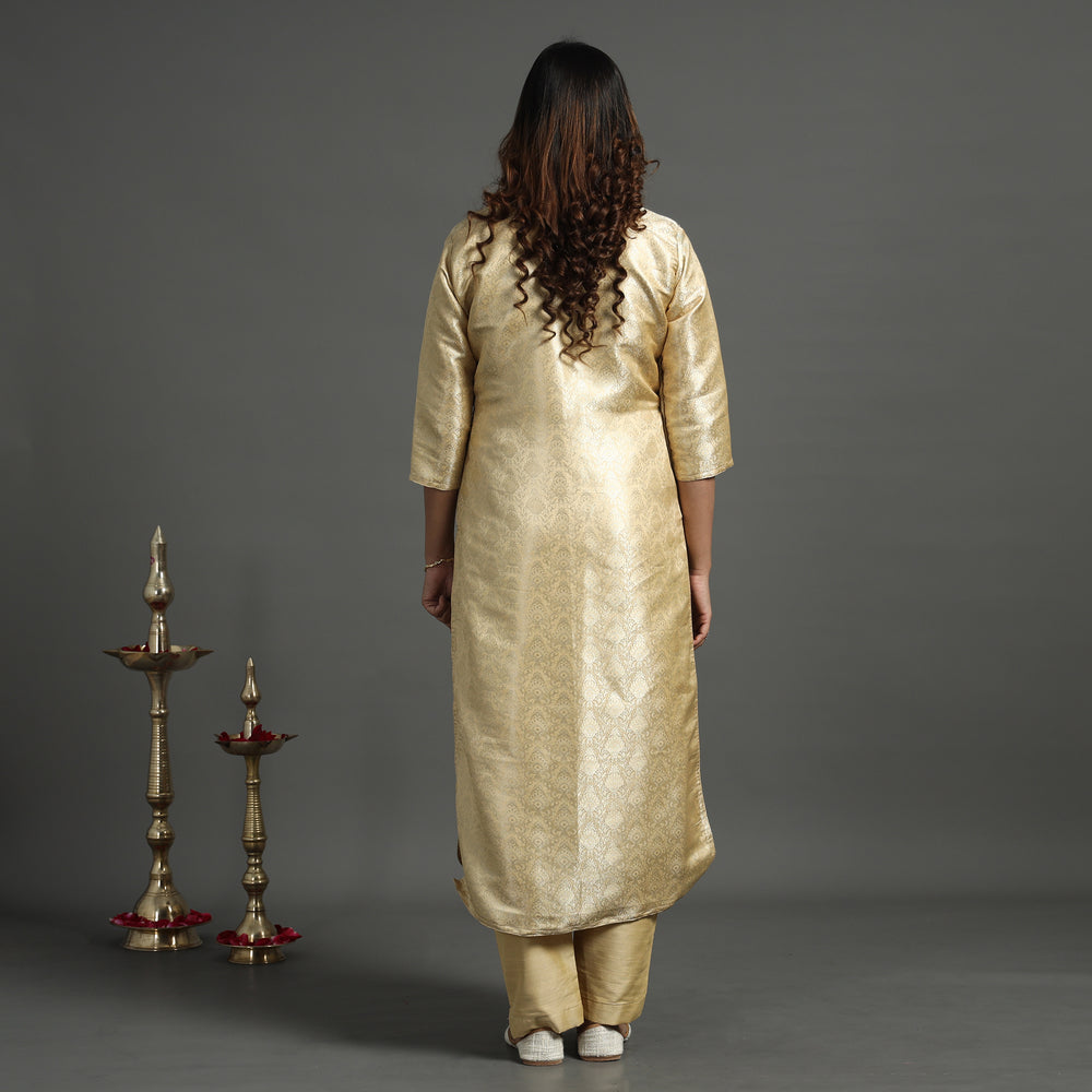 Banarasi Silk Kurta with Pant Set