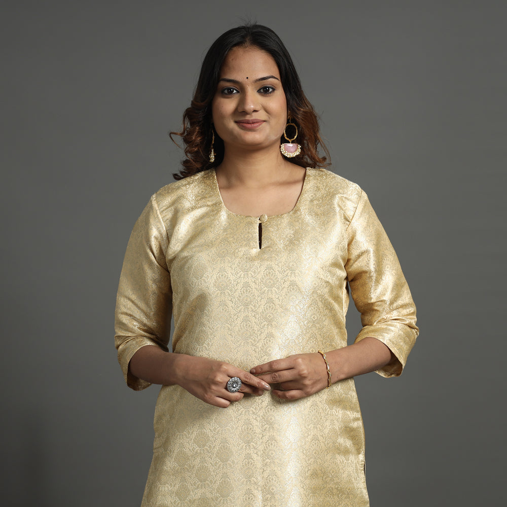 Banarasi Silk Kurta with Pant Set