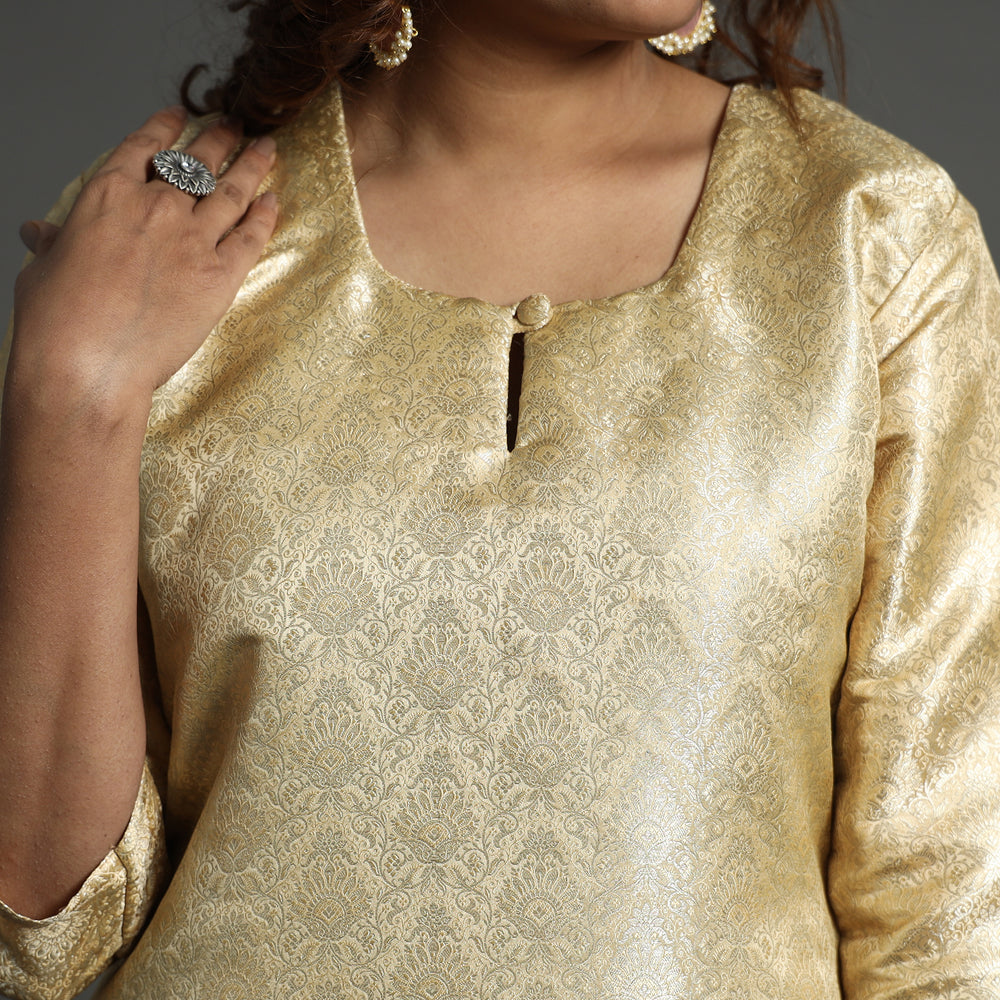 Banarasi Silk Kurta with Pant Set