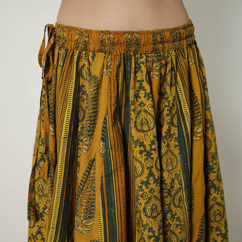 ajrakh skirt